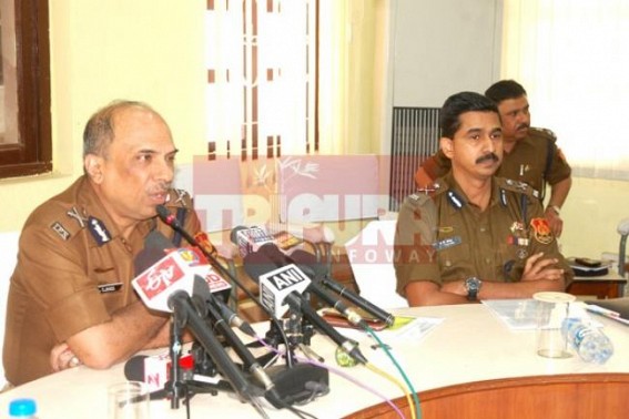 Success of Tripura police in foiling crime under DGP K Nagaraj: a lampoon by oppositions